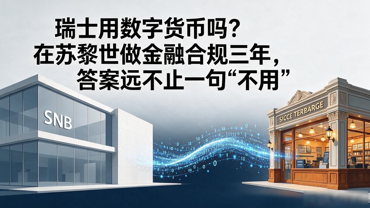 瑞士用数字货币吗_瑞士数字货币使用现状分层解析_苏黎世银行加密资产合规政策